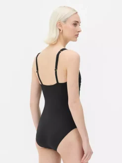 Primark Stroje Kąpielowe I Plażowe<Modelujący strój kąpielowy z marszczonym wzorem
