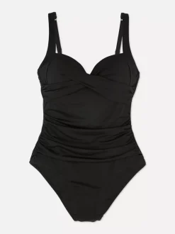 Primark Stroje Kąpielowe I Plażowe<Modelujący strój kąpielowy z marszczonym wzorem