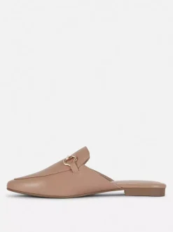 Primark Płaskie Buty<Mokasyny typu mule ze sprzączką