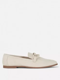 Primark Płaskie Buty<Mokasyny ze sztucznego zamszu z klamrą