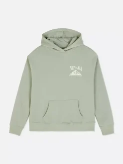 Primark Odzież Domowa I Na Siłownię|Bluzy<Nierozpinana bluza z kapturem i nadrukiem