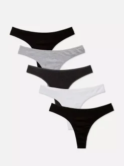 Damskie Primark Majtki Damskie<Niezbędne stringi, 5 par
