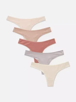Damskie Primark Majtki Damskie<Niezbędne stringi, 5 par