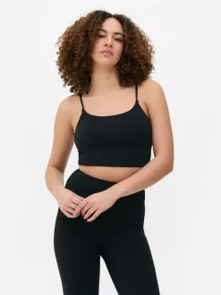 Primark Odzież Domowa I Na Siłownię|Topy I T-Shirty<Niezwykle miękka krótka koszulka na ramiączkach