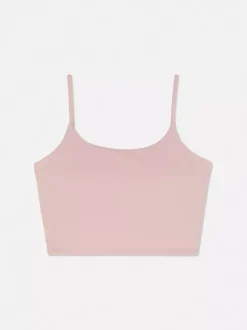 Primark Odzież Domowa I Na Siłownię|Topy I T-Shirty<Niezwykle miękka krótka koszulka na ramiączkach