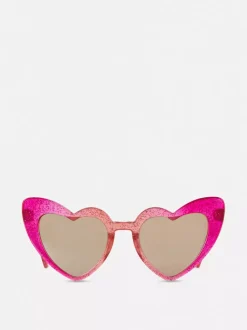 Dzieci Primark Okulary Przeciwsłoneczne<Okulary przeciwsłoneczne w oprawce w kształcie serca