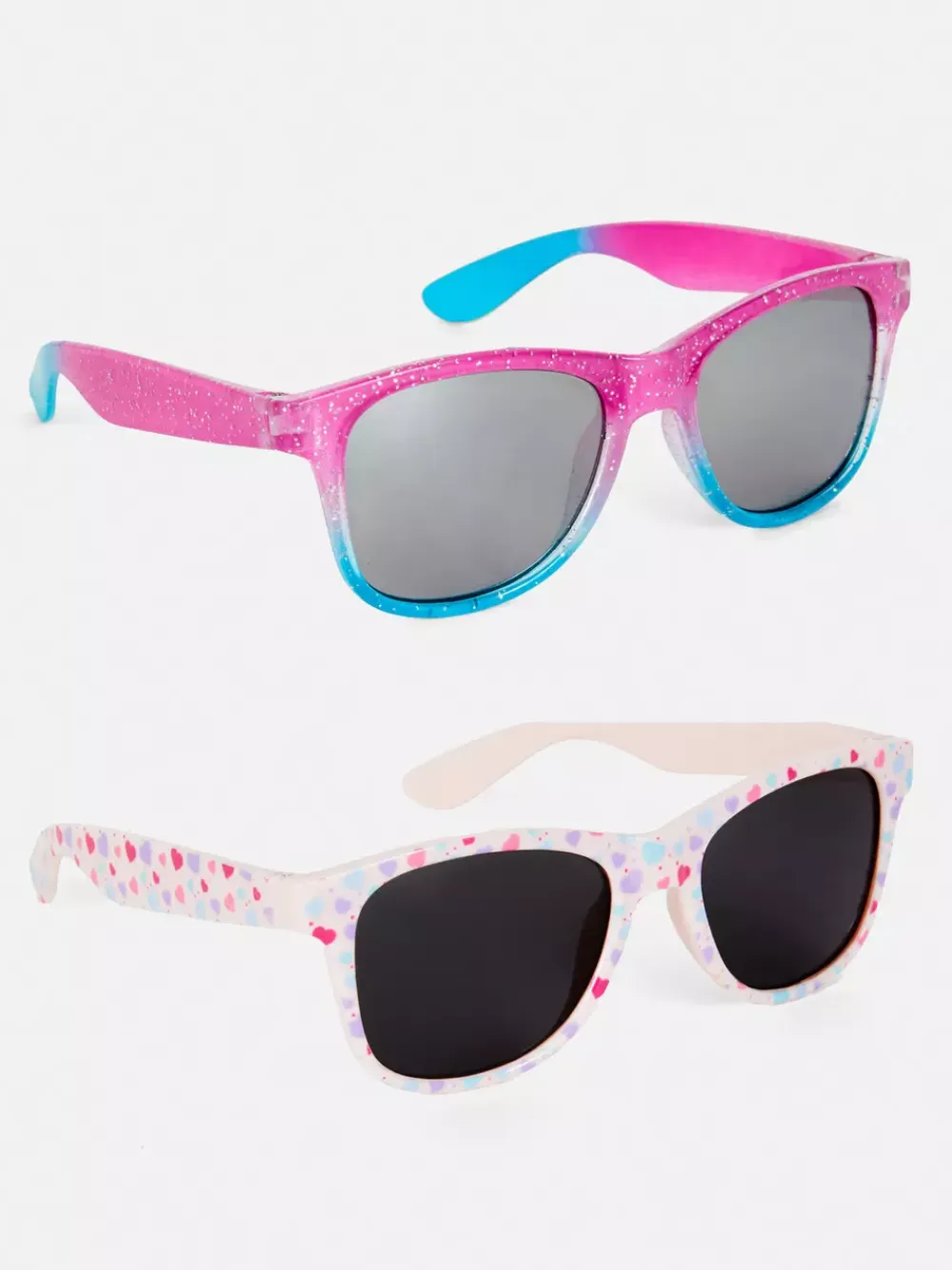 Dzieci Primark Okulary Przeciwsłoneczne<Okulary przeciwsłoneczne z kwadratową oprawą, 2 pary