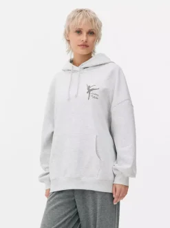 Primark Odzież Domowa I Na Siłownię|Bluzy<Oversize'owa bluza z kapturem i nadrukiem