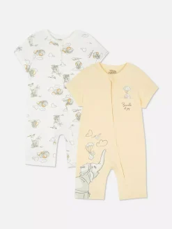 Primark Komplety I Gotowe Stroje|Komplety I Gotowe Stroje<Pajacyki z motywem Dumbo z Disney Classics, 2 szt.