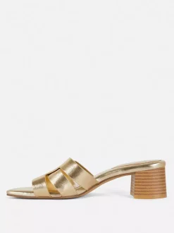 Primark Szpilki<Pantofle mule na niskim obcasie klockowym