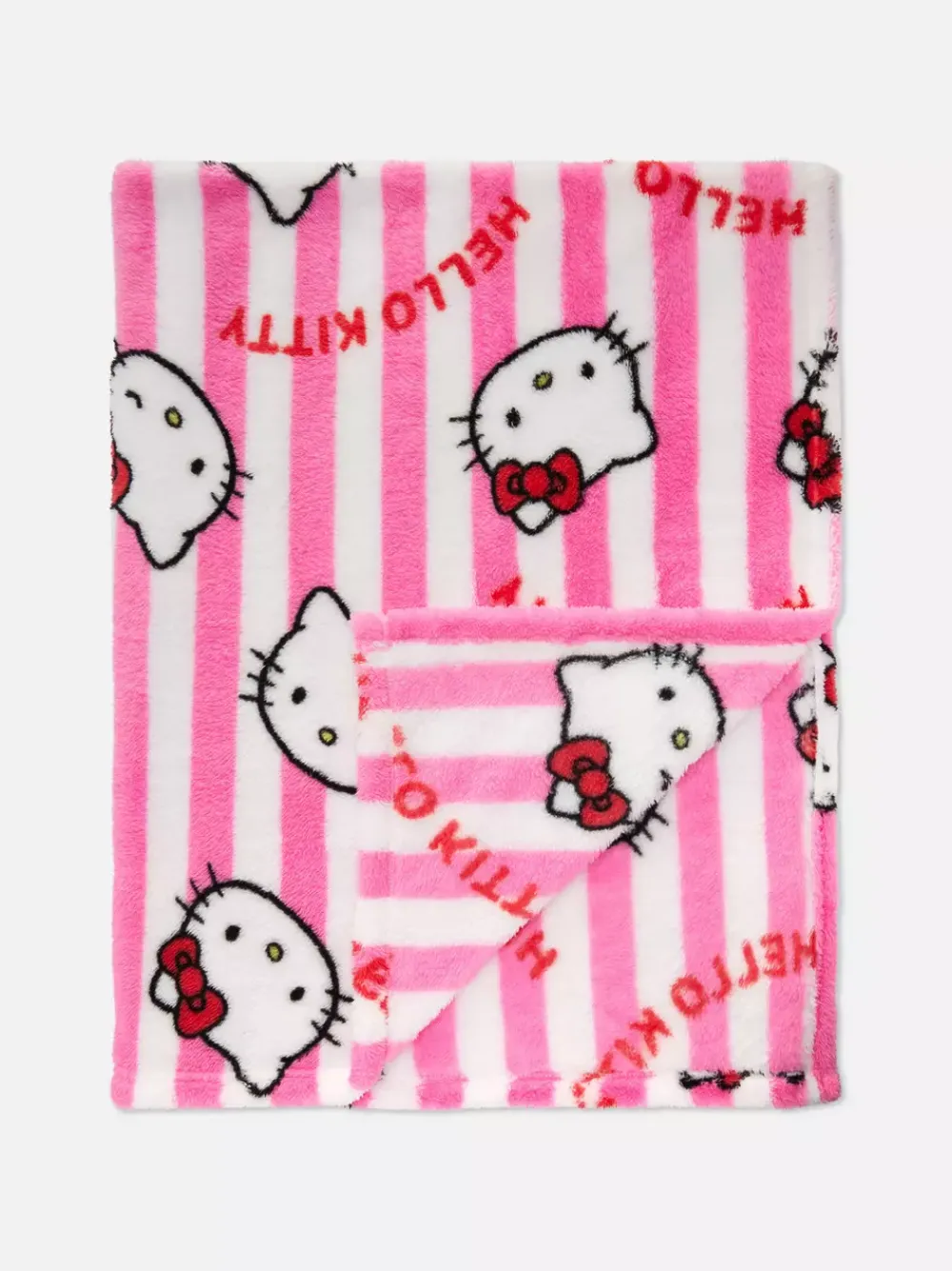 Primark Koce I Narzuty<Pasiasta narzuta z motywem Hello Kitty