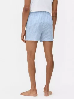 Primark Piżamy<Pasiaste szorty ze sznurkiem z tkaniny seersucker