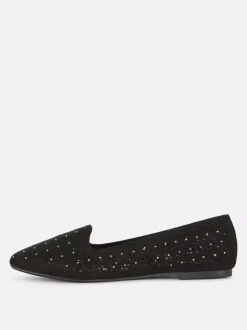 Primark Płaskie Buty<Płaskie baleriny ze strasem i laserowymi wycięciami