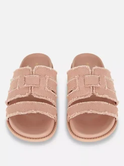 Primark Sandały<Płaskie sandały z przeplatanym wzorem
