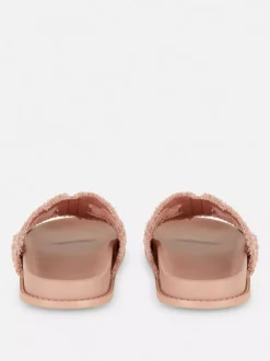 Primark Sandały<Płaskie sandały z przeplatanym wzorem