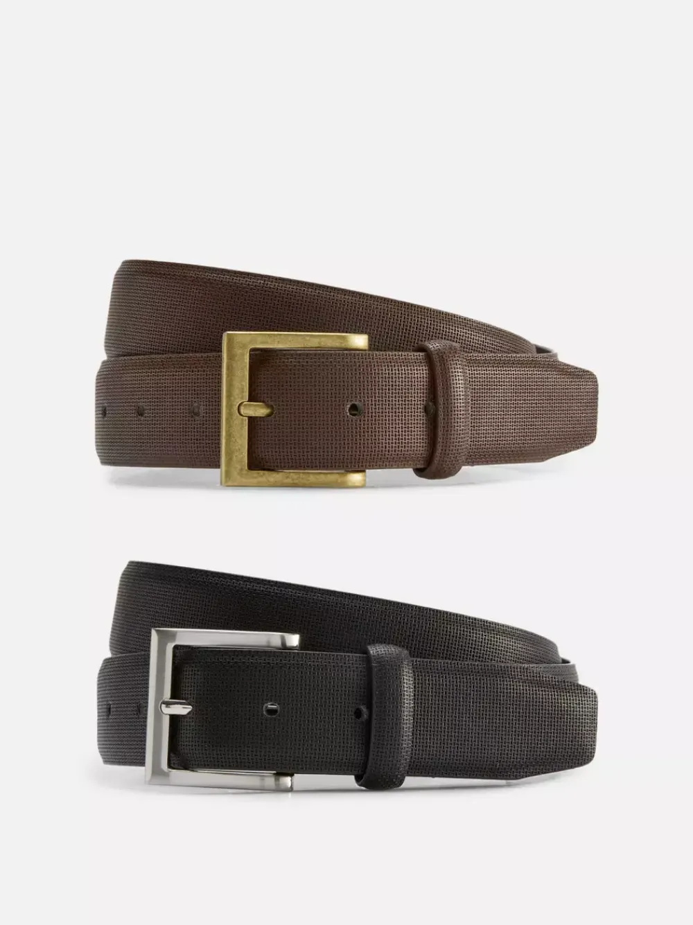 Primark Paski|Garnitury I Eleganckie Ubrania<Paski z wytłoczonym wzorem, 2 szt.
