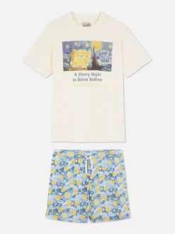 Primark Piżamy<Piżama z motywem SpongeBoba Kanciastoportego