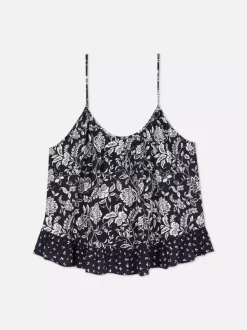 Primark Góry Od Piżamy<Piżamowy top na ramiączkach w kwiaty