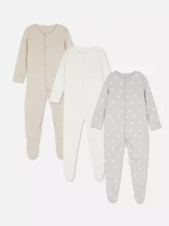 Primark Kaftaniki I Śpioszki<Śpioszki z długim rękawem, 3 pary