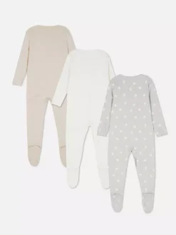 Primark Kaftaniki I Śpioszki<Śpioszki z długim rękawem, 3 pary