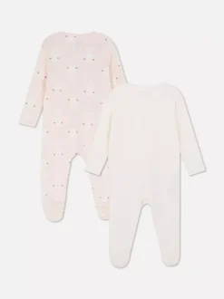 Primark Piżamy I Bielizna Nocna|Kaftaniki I Śpioszki<Śpioszki z motywem królika zapinane na zamek, 2 szt.