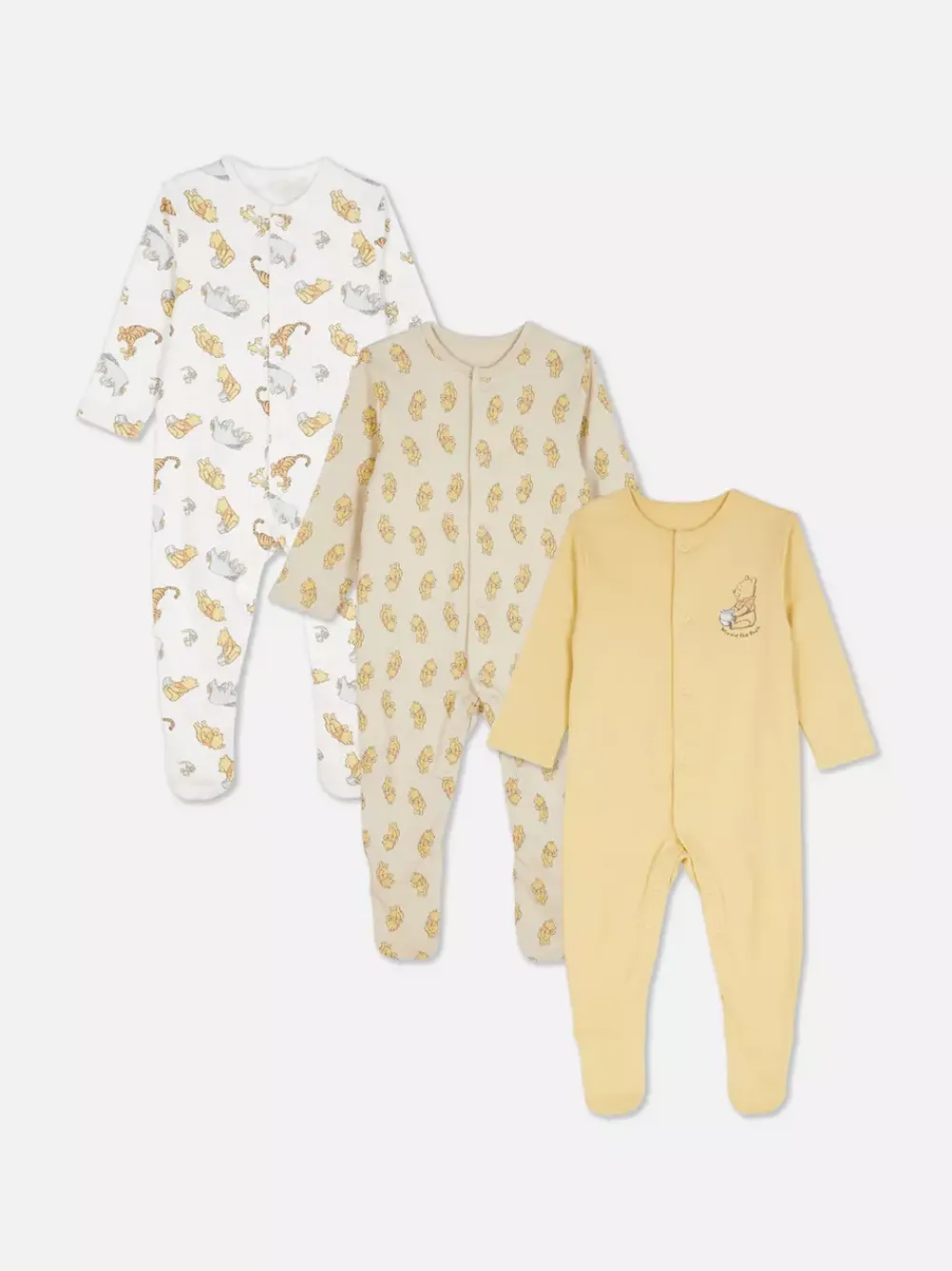Primark Piżamy I Bielizna Nocna|Piżamy I Bielizna Nocna<Śpioszki z motywem Kubusia Puchatka Disneya, 3 szt.