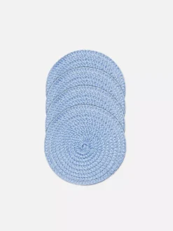 Primark Zastawa Stołowa<Plecione podstawki, 4 szt.