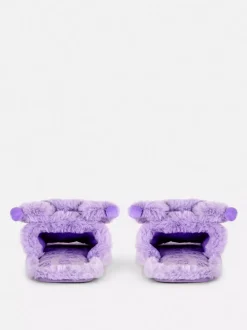 Primark Kapcie<Pluszowe kapcie z futerkiem i Kuromi z Hello Kitty