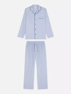 Primark Piżamy<Popelinowa piżama typu boyfriend w prążki