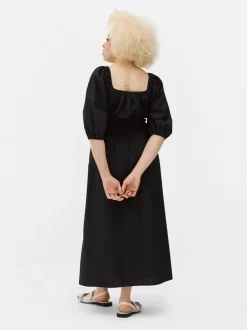 Primark Sukienki<Popelinowa sukienka midi z marszczeniami