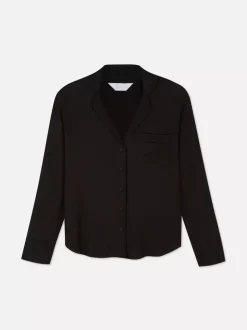 Primark Góry Od Piżamy<Prążkowana koszula piżamowa