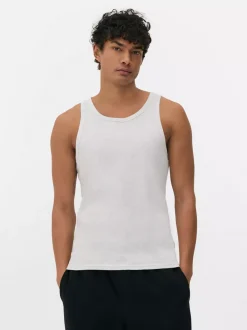 Primark Topy I T-Shirty<Prążkowana koszulka bez rękawów