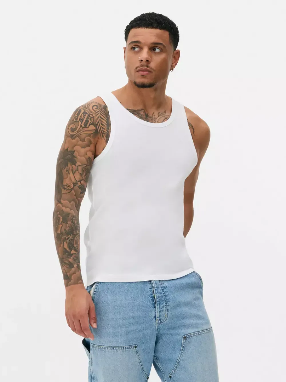 Primark Topy I T-Shirty<Prążkowana koszulka bez rękawów