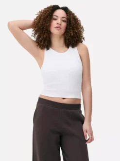 Primark Topy I T-Shirty<Prążkowana koszulka bez rękawów o fasonie bokserki