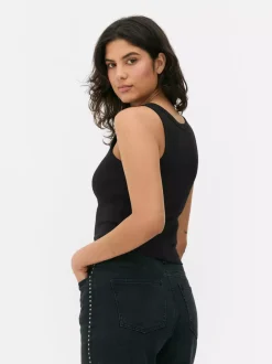 Primark Topy I T-Shirty<Prążkowana koszulka bez rękawów o fasonie bokserki