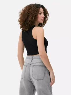 Primark Topy I T-Shirty<Prążkowana koszulka bez rękawów o fasonie bokserki