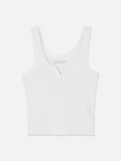 Primark Topy I T-Shirty<Prążkowana koszulka bez rękawów typu henley