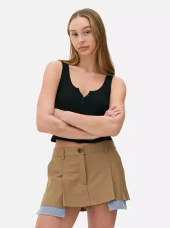 Primark Topy I T-Shirty<Prążkowana koszulka bez rękawów typu henley