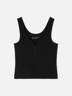 Primark Topy I T-Shirty<Prążkowana koszulka bez rękawów typu henley