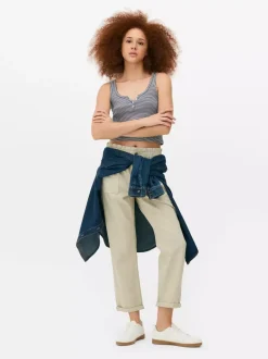 Primark Topy I T-Shirty<Prążkowana koszulka bez rękawów typu henley