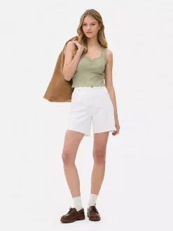 Primark Topy I T-Shirty<Prążkowana koszulka bez rękawów typu henley