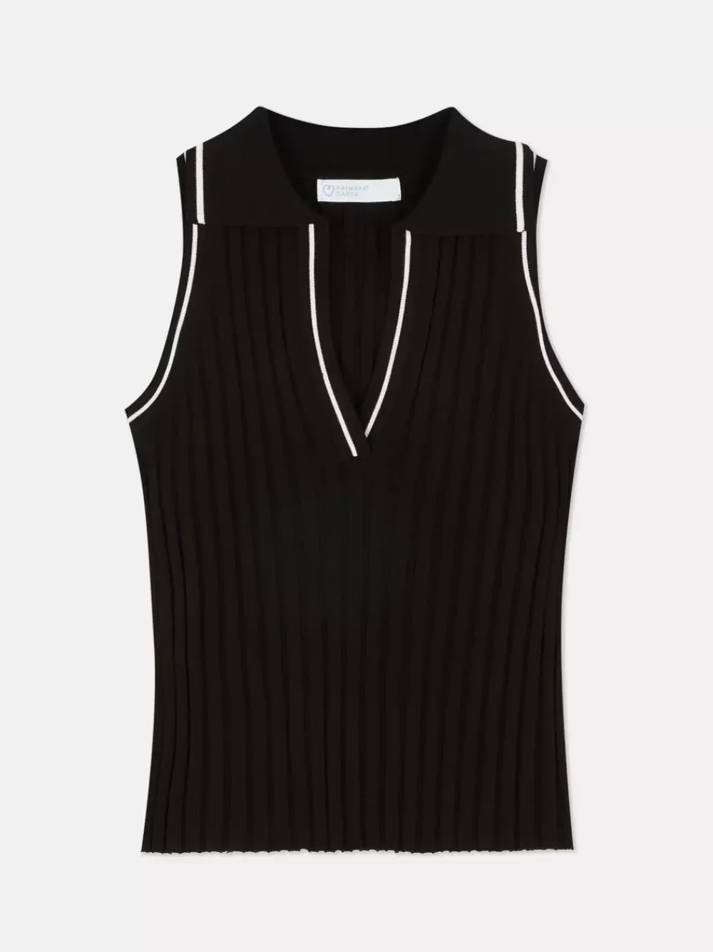 Primark Topy I T-Shirty<Prążkowana koszulka polo bez rękawów