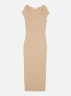 Primark Sukienki<Prążkowana sukienka maxi o dopasowanym kroju