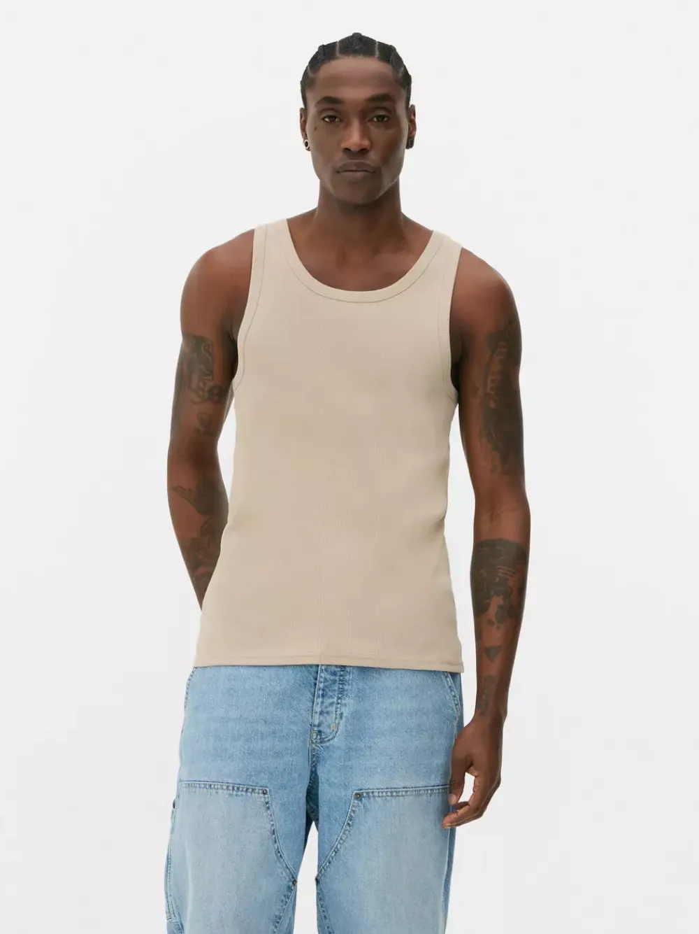 Primark Topy I T-Shirty<Prążkowany top bez rękawów na co dzień