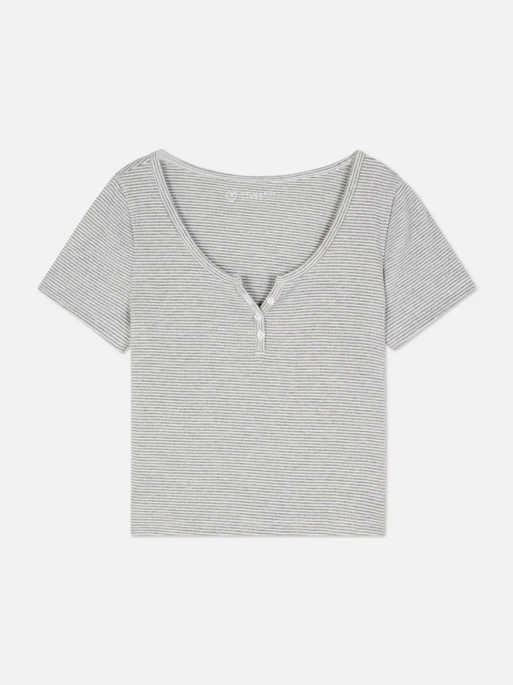 Primark Topy I T-Shirty<Prążkowany T-shirt typu henley