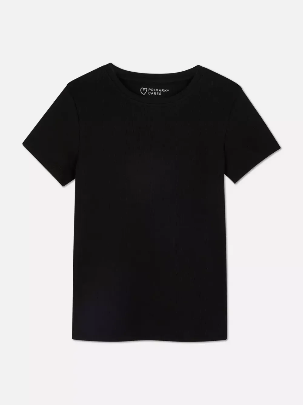 Dzieci Primark Topy I T-Shirty<Prążkowany T-shirt z krótkim rękawem