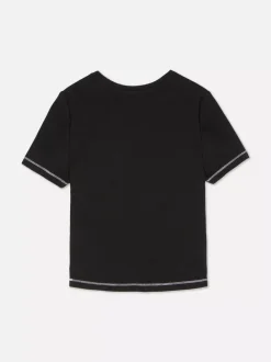 Dzieci Primark Topy I T-Shirty<Prążkowany T-shirt z krótkim rękawem
