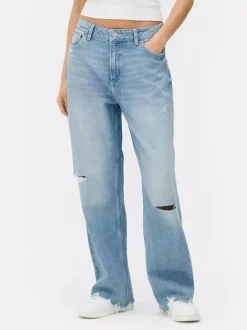 Primark Jeansy<Proste jeansy z efektem znoszenia Paula Echevarría