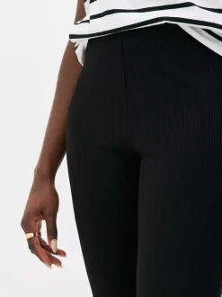 Primark Spodnie I Legginsy<Proste legginsy w prążki z marszczeniami