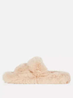 Primark Kapcie<Puszyste kapcie z dwoma paskami
